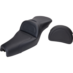 PartzBiz HD DS08040335 - Saddlemen Explorer Black Seat W/ Backrest 4 Harley 04-20 XL W/4.5 Gal Tank | 807-03-030 PartzBiz HD DS08040335 - Saddlemen Explorer Black Seat W/ Backrest 4 Harley 04-20 XL W/4.5 Gal Tank | 807-03-030