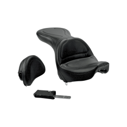 PartzBiz HD DS08020205 - Saddlemen Explorer Harley Seat W/ Backrest for 00-07 FXSTD 8252JS | 8252JS