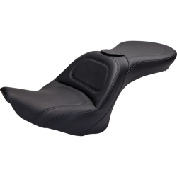 PartzBiz HD DS08020306 - Saddlemen Explorer Harley Seat W/ Backrest for 06-09 FXST; 07-17 FLSTF/B 806-12-030 | 806-12-030