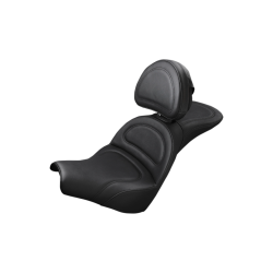 PartzBiz HD DS08020952 - Saddlemen Explorer Harley Seat W/ Backrest for 18-23 FXBB/S 818-30-030 | 818-30-030