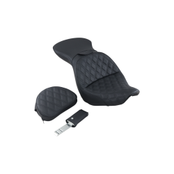 PartzBiz HD DS08021075 - Saddlemen Explorer LS Touring Harley Seat W/ BR for 06-17 FXST/FLSTF 806-12-030LS | 806-12-030LS