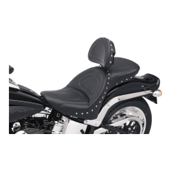 PartzBiz HD DS8102J - Saddlemen Explorer Special Harley Seat W/ Backrest for 00-06 Softail (Except FXSTD/FLSTN) | 8102J