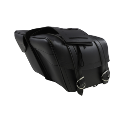 PartzBiz HD DS35010088 - Saddlemen Highwayman Classic Slant Style Throw-Over Medium 13" Univ Saddlebags | X021-02-040