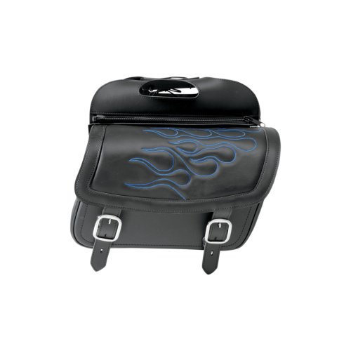 PartzBiz HD: 4403695-Saddlemen Highwayman Tatto Blue Stitch Medium Universal Throwover Saddlebags | 3501-0772 PartzBiz HD: 4403695-Saddlemen Highwayman Tatto Blue Stitch Medium Universal Throwover Saddlebags | 3501-0772