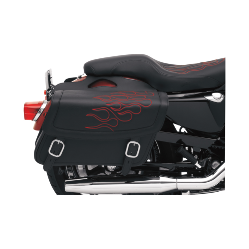PartzBiz HD: 4403659-Saddlemen Highwayman Tatto Red Stitch Large Universal Throwover กระเป๋าข้าง | X021-05-0412 PartzBiz HD: 4403659-Saddlemen Highwayman Tatto Red Stitch Large Universal Throwover กระเป๋าข้าง | X021-05-0412