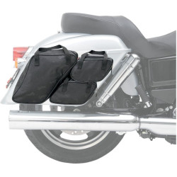 PartzBiz HD DS35010758 - Saddlemen Saddlebag Packing Cube 4 ชิ้นชุดสำหรับ Harley Dyna FLD 12-15 | 3501-0758 PartzBiz HD DS35010758 - Saddlemen Saddlebag Packing Cube 4 ชิ้นชุดสำหรับ Harley Dyna FLD 12-15 | 3501-0758