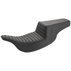 PartzBiz HD DS08011355 - Saddlemen Step Up 2-Up Seat Black Driver Tuck and Roll Harley Touring 97-07 PartzBiz HD DS08011355 - Saddlemen Step Up 2-Up Seat Black Driver Tuck and Roll Harley Touring 97-07