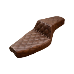 PartzBiz HD DS08040720 - Saddlemen Step-Up Full Lattice Stitch Brown Seat 4 Harley 04-20 XL W/4.5 Gal Tank | 807-03-175BR PartzBiz HD DS08040720 - Saddlemen Step-Up Full Lattice Stitch Brown Seat 4 Harley 04-20 XL W/4.5 Gal Tank | 807-03-175BR