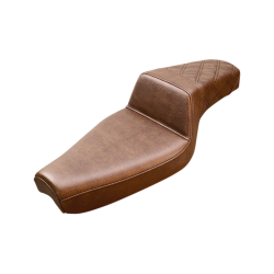 PartzBiz HD DS08040689 - Saddlemen Step-Up Rear Lattice Stitch Brown Seat 4 Harley 04-20 XL W/4.5 Gal Tank | 807-03-173BR PartzBiz HD DS08040689 - Saddlemen Step-Up Rear Lattice Stitch Brown Seat 4 Harley 04-20 XL W/4.5 Gal Tank | 807-03-173BR