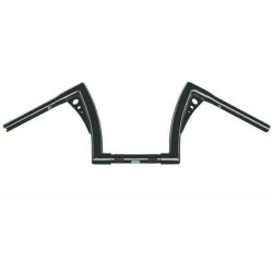 PartzBiz HD 697173 - Santee 11" 1-1/4" Black Fat 'Low' Bonanza Bars Ape Hanger Handlebars by Fred Kodlin