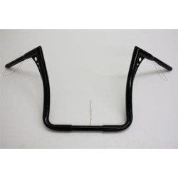 PartzBiz HD 697042 - Fred Kodlin Santee 15" Black Handlebars Ape Hangers For Harley-Davidson Bagger Bars Flh Flht | 697042 PartzBiz HD 697042 - Fred Kodlin Santee 15" Black Handlebars Ape Hangers For Harley-Davidson Bagger Bars Flh Flht | 697042