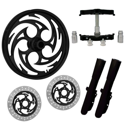 PartzBiz HD: 4403493-ยางล้อ Savage Black 23” Dual Rotors พร้อมท่อนล่างและตัวเลื่อนแบบ Raked Triple Trees | SAVAGE-DUAL-BLK-KIT-PCKG PartzBiz HD: 4403493-ยางล้อ Savage Black 23” Dual Rotors พร้อมท่อนล่างและตัวเลื่อนแบบ Raked Triple Trees | SAVAGE-DUAL-BLK-KIT-PCKG