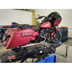 PartzBiz HD WP930-01223 - Sawicki 2 เป็น 1 Brushed Mid length Cannon Exhaust Harley M8 Touring 17-Up PartzBiz HD WP930-01223 - Sawicki 2 เป็น 1 Brushed Mid length Cannon Exhaust Harley M8 Touring 17-Up