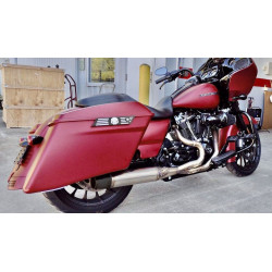 PartzBiz HD WP930-01226 - Sawicki 2 เป็น 1 Brushed ความยาวกลางท่อปลายสีดำท่อไอเสีย Harley TC Touring 95-16 PartzBiz HD WP930-01226 - Sawicki 2 เป็น 1 Brushed ความยาวกลางท่อปลายสีดำท่อไอเสีย Harley TC Touring 95-16