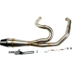 PartzBiz HD WP930-01210 - Sawicki 2 ออก 1 Raw Shorty Cannon Pipe ท่อไอเสียดำ Harley Touring 17-Up PartzBiz HD WP930-01210 - Sawicki 2 ออก 1 Raw Shorty Cannon Pipe ท่อไอเสียดำ Harley Touring 17-Up