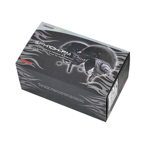 PartzBiz HD: 4403431-Sena SPH10H-FM ชุดชุดหูฟัง Bluetooth คู่สำหรับหมวกกันน็อคครึ่งใบพร้อมจูนเนอร์ FM PartzBiz HD: 4403431-Sena SPH10H-FM ชุดชุดหูฟัง Bluetooth คู่สำหรับหมวกกันน็อคครึ่งใบพร้อมจูนเนอร์ FM