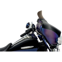 PartzBiz HD DS23500173 - Memphis Shades 5" Smoke Spoiler Batwing Windshield for Harley FLH/T 96-13 | MEP8571