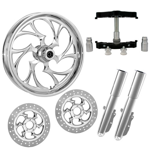 PartzBiz HD: 4403420-Shifter Chrome 23” ยางล้อแบบ Dual Rotors พร้อมท่อนล่างและตัวเลื่อน Raked Triple Trees | SHIFTER-DUAL-CHR-KIT-PCKG PartzBiz HD: 4403420-Shifter Chrome 23” ยางล้อแบบ Dual Rotors พร้อมท่อนล่างและตัวเลื่อน Raked Triple Trees | SHIFTER-DUAL-CHR-KIT-PCKG