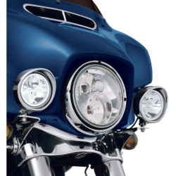 PartzBiz HD DS20011498 - Show Chrome LED 3.5" Chrome Driving Passing Light Kits for Harley FLH/T 93-17 | 91-315L PartzBiz HD DS20011498 - Show Chrome LED 3.5" Chrome Driving Passing Light Kits for Harley FLH/T 93-17 | 91-315L