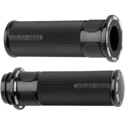 PartzBiz HD AN07-301 - Arlen Ness 07-301 Fusion Black Slot Track Hand Grips 84-17 Harley Dual Cable Throttle 0630-1024 06301024 262203 PartzBiz HD AN07-301 - Arlen Ness 07-301 Fusion Black Slot Track Hand Grips 84-17 Harley Dual Cable Throttle 0630-1024 06301024 262203
