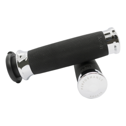 PartzBiz HD DS06303083 - Slyfox Custom Contour Chrome Grips 4 Harley 99-17 Throttle By Wire | CC-85-CH-FOX PartzBiz HD DS06303083 - Slyfox Custom Contour Chrome Grips 4 Harley 99-17 Throttle By Wire | CC-85-CH-FOX
