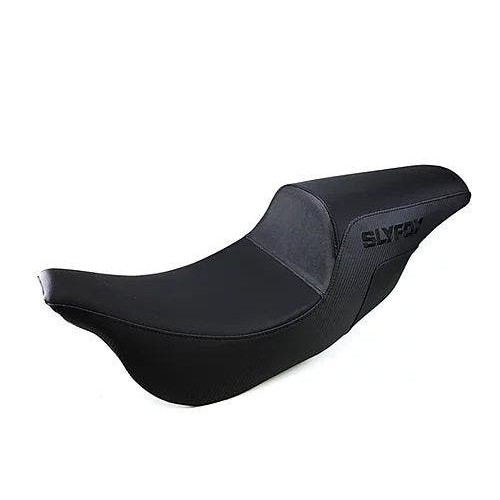 PartzBiz HD: 4403142-SlyFox SF80807 สีดำ Lattice Stitched Saddlehyde Step-Up ที่นั่ง Harley FLH/T 08-Up PartzBiz HD: 4403142-SlyFox SF80807 สีดำ Lattice Stitched Saddlehyde Step-Up ที่นั่ง Harley FLH/T 08-Up