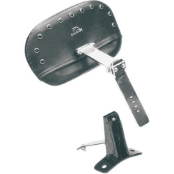 PartzBiz HD MD79068 - Mustang Smooth Black Studs Driver Backrest for Harley Touring 97-08 FLHR & FLHX | 79068 PartzBiz HD MD79068 - Mustang Smooth Black Studs Driver Backrest for Harley Touring 97-08 FLHR & FLHX | 79068