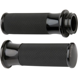 PartzBiz HD AN07-323 - Arlen Ness Fusion Black Smoothie Hand Grips Harley Throttle By Wire Models | 07-323 PartzBiz HD AN07-323 - Arlen Ness Fusion Black Smoothie Hand Grips Harley Throttle By Wire Models | 07-323