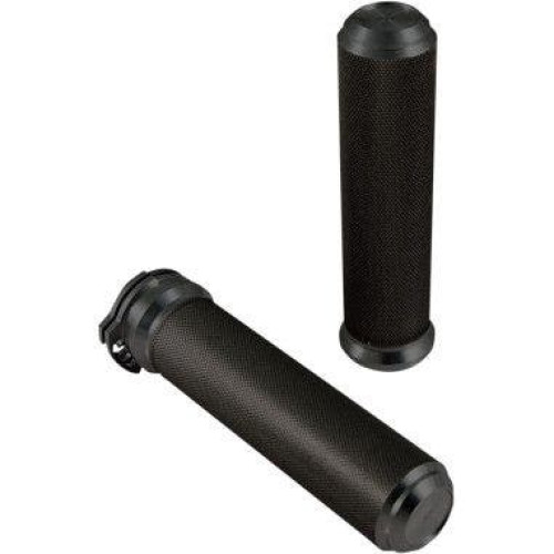 PartzBiz HD: 4403058-The Speed Merchant Black Alumimum Speed Grips for 1" Bars Harley Cable Throttle | SM-AG100B PartzBiz HD: 4403058-The Speed Merchant Black Alumimum Speed Grips for 1" Bars Harley Cable Throttle | SM-AG100B