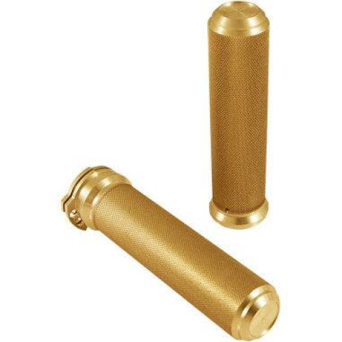 PartzBiz HD: 4403059-ปลอกแฮนด์อะลูมิเนียม Speed Merchant Gold สำหรับบาร์ขนาด 1” Harley Cable Throttle | SM-AG100G PartzBiz HD: 4403059-ปลอกแฮนด์อะลูมิเนียม Speed Merchant Gold สำหรับบาร์ขนาด 1” Harley Cable Throttle | SM-AG100G