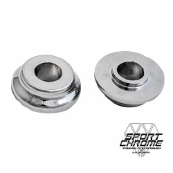 PartzBiz HD EP-RN-AF-NONABS - Sport Chrome Non-ABS Chrome Wheel Spacers 08-18 Harley Touring Bagger Dresser Ride Nice