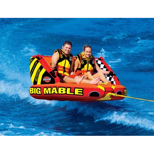 PartzBiz HD: 4403040-Sportsstuff Towable Big Mable 2 Rider Double Person Inflatable Tow Tube 53-2213 | 53-2213 PartzBiz HD: 4403040-Sportsstuff Towable Big Mable 2 Rider Double Person Inflatable Tow Tube 53-2213 | 53-2213
