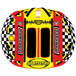 PartzBiz HD AT-53-2155 - Sportstuff Half Pipe Rampage 2 Person Rider Inflatable Tow Towable Tube 53-2155 | 53-2155 PartzBiz HD AT-53-2155 - Sportstuff Half Pipe Rampage 2 Person Rider Inflatable Tow Towable Tube 53-2155 | 53-2155