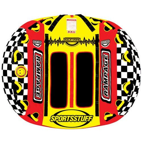 PartzBiz HD: 4403043-Sportstuff Half Pipe Rampage 2 Person Rider Inflatable Tow Towable Tube 53-2155 | 53-2155 PartzBiz HD: 4403043-Sportstuff Half Pipe Rampage 2 Person Rider Inflatable Tow Towable Tube 53-2155 | 53-2155