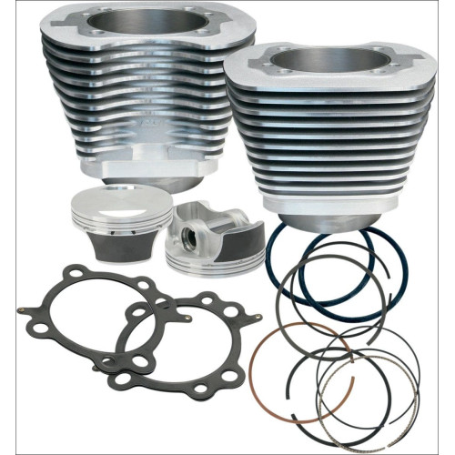PartzBiz HD: 4403015-S&S Cycle 106" CI Big Bore Cylinder Kit Silver 10:1 Compression 07-16 Harley | 910-0202 PartzBiz HD: 4403015-S&S Cycle 106" CI Big Bore Cylinder Kit Silver 10:1 Compression 07-16 Harley | 910-0202