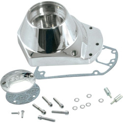 PartzBiz HD SS106-4211 - S&S Chrome Billet Cam Cover Harley Shovelhead EVO Evolution Big Twin 73-92 | 106-4211 Repl OEM 25268-84A PartzBiz HD SS106-4211 - S&S Chrome Billet Cam Cover Harley Shovelhead EVO Evolution Big Twin 73-92 | 106-4211 Repl OEM 25268-84A
