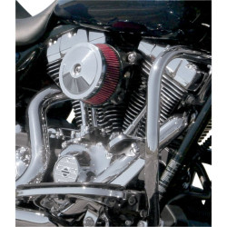 PartzBiz HD SS170-0120 - S&S Chrome Bob Dome Cover Super Stock Stealth Air Cleaner Stage 1 Harley | 170-0120 PartzBiz HD SS170-0120 - S&S Chrome Bob Dome Cover Super Stock Stealth Air Cleaner Stage 1 Harley | 170-0120
