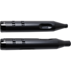PartzBiz HD SS550-0666 - S&S Cycle Black MK45 4.5" Slip On Mufflers W/ Black Thruster Tips Harley 2017 | 550-0666 PartzBiz HD SS550-0666 - S&S Cycle Black MK45 4.5" Slip On Mufflers W/ Black Thruster Tips Harley 2017 | 550-0666