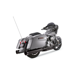 PartzBiz HD SS550-0670 - S&S Cycle Black MK45 4.5" Slip On Mufflers W/ Black Tracer Tips Harley 2017 | 550-0670 PartzBiz HD SS550-0670 - S&S Cycle Black MK45 4.5" Slip On Mufflers W/ Black Tracer Tips Harley 2017 | 550-0670