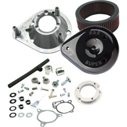 PartzBiz HD SS170-0312B - S&S Cycle Black Teardrop Stage 1 Air Cleaner for Harley Touring 08-16 TBW | 170-0312B PartzBiz HD SS170-0312B - S&S Cycle Black Teardrop Stage 1 Air Cleaner for Harley Touring 08-16 TBW | 170-0312B