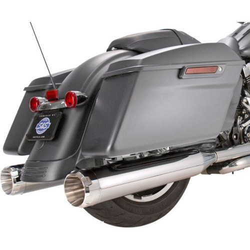 PartzBiz HD: 4402888-S&S Cycle Chrome MK45 4.5 ” Slip On Mufflers พร้อม Chrome Thruster Tips Harley 2017 | 550-0665 PartzBiz HD: 4402888-S&S Cycle Chrome MK45 4.5 ” Slip On Mufflers พร้อม Chrome Thruster Tips Harley 2017 | 550-0665