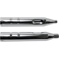 PartzBiz HD SS550-0669 - S&S Cycle Chrome MK45 4.5" Slip On Mufflers W/ Chrome Tracer Tips Harley 2017 | 550-0669 PartzBiz HD SS550-0669 - S&S Cycle Chrome MK45 4.5" Slip On Mufflers W/ Chrome Tracer Tips Harley 2017 | 550-0669