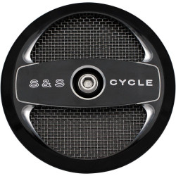 PartzBiz HD SS170-0214 - S&S Black Air 1 Cover Super Stock Stealth เครื่องฟอกอากาศ Stage 1 Harley | 170-0214 PartzBiz HD SS170-0214 - S&S Black Air 1 Cover Super Stock Stealth เครื่องฟอกอากาศ Stage 1 Harley | 170-0214