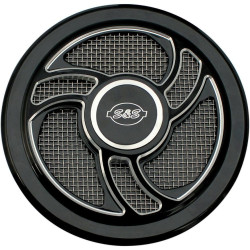 PartzBiz HD SS170-0206 - S&S Black Torker Cover Super Stock Stealth เครื่องฟอกอากาศ Stage 1 Harley | 170-0206 PartzBiz HD SS170-0206 - S&S Black Torker Cover Super Stock Stealth เครื่องฟอกอากาศ Stage 1 Harley | 170-0206