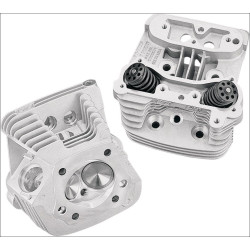 PartzBiz HD SS90-1004 - S&S Cycle Natural Super Stock Cylinder Heads for Harley Evolution Big Twin EVO | 90-1004 PartzBiz HD SS90-1004 - S&S Cycle Natural Super Stock Cylinder Heads for Harley Evolution Big Twin EVO | 90-1004