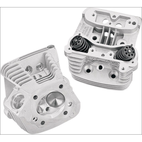 PartzBiz HD: 4402880-S&S Cycle Natural Super Stock ฝาสูบสำหรับ Harley Evolution Big Twin EVO | 90-1004