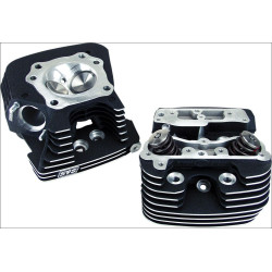 PartzBiz HD SS106-3233 - S&S Cycle Super Stock 79CC Black Cylinder Heads for Harley Twin Cam 06-16 | 106-3233 PartzBiz HD SS106-3233 - S&S Cycle Super Stock 79CC Black Cylinder Heads for Harley Twin Cam 06-16 | 106-3233