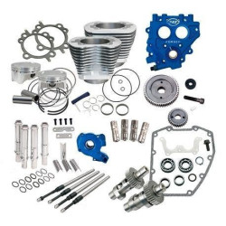 PartzBiz HD SS330-0663 - แพ็คเกจ S&S Cycle Winter Power 100” Silver Big Bore Kit พร้อม 585 Gear Cams 99-06 | 330-0577 PartzBiz HD SS330-0663 - แพ็คเกจ S&S Cycle Winter Power 100” Silver Big Bore Kit พร้อม 585 Gear Cams 99-06 | 330-0577