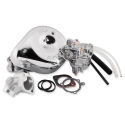 PartzBiz HD SS11-0407 - S&S 11-0407 Shorty Super "E" Carburetor Kit 84-92 Harley EVO Big Twin DS-0407; 499562; 11-0407 PartzBiz HD SS11-0407 - S&S 11-0407 Shorty Super "E" Carburetor Kit 84-92 Harley EVO Big Twin DS-0407; 499562; 11-0407