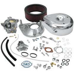 PartzBiz HD SS11-0409 - S&S 11-0409 Shorty Super "E" Carburetor Kit 91-03 Harley Sportster XL DS-0409; 499566; 11-0409 PartzBiz HD SS11-0409 - S&S 11-0409 Shorty Super "E" Carburetor Kit 91-03 Harley Sportster XL DS-0409; 499566; 11-0409